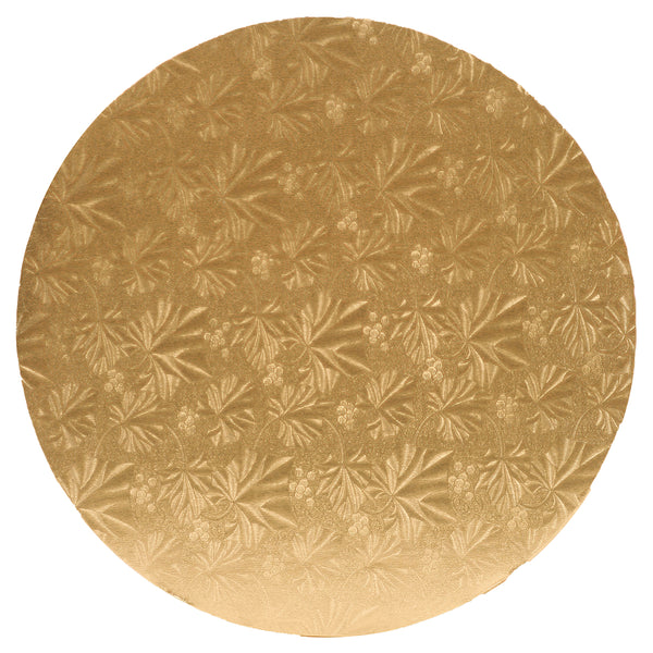 Foil Drum Round 8" Gold (1/2" Thick)