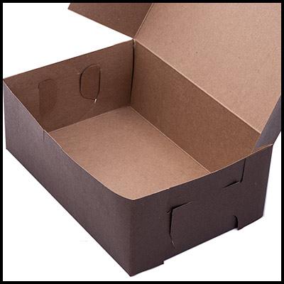 Brown Box 1/4 Sheet (10"x14"x4")