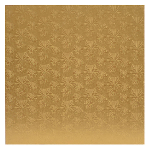Foil Drum Square 12" Gold  (1/2" Thick)